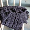 Chunky Cable Throw - elsie green