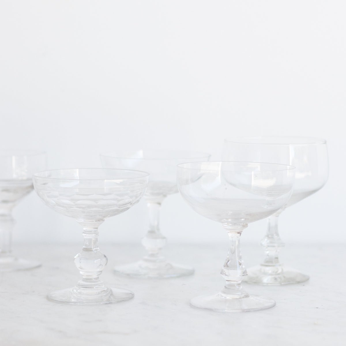 Classic Champagne Coupe Set Of 4 - elsie green - The French Kitchen