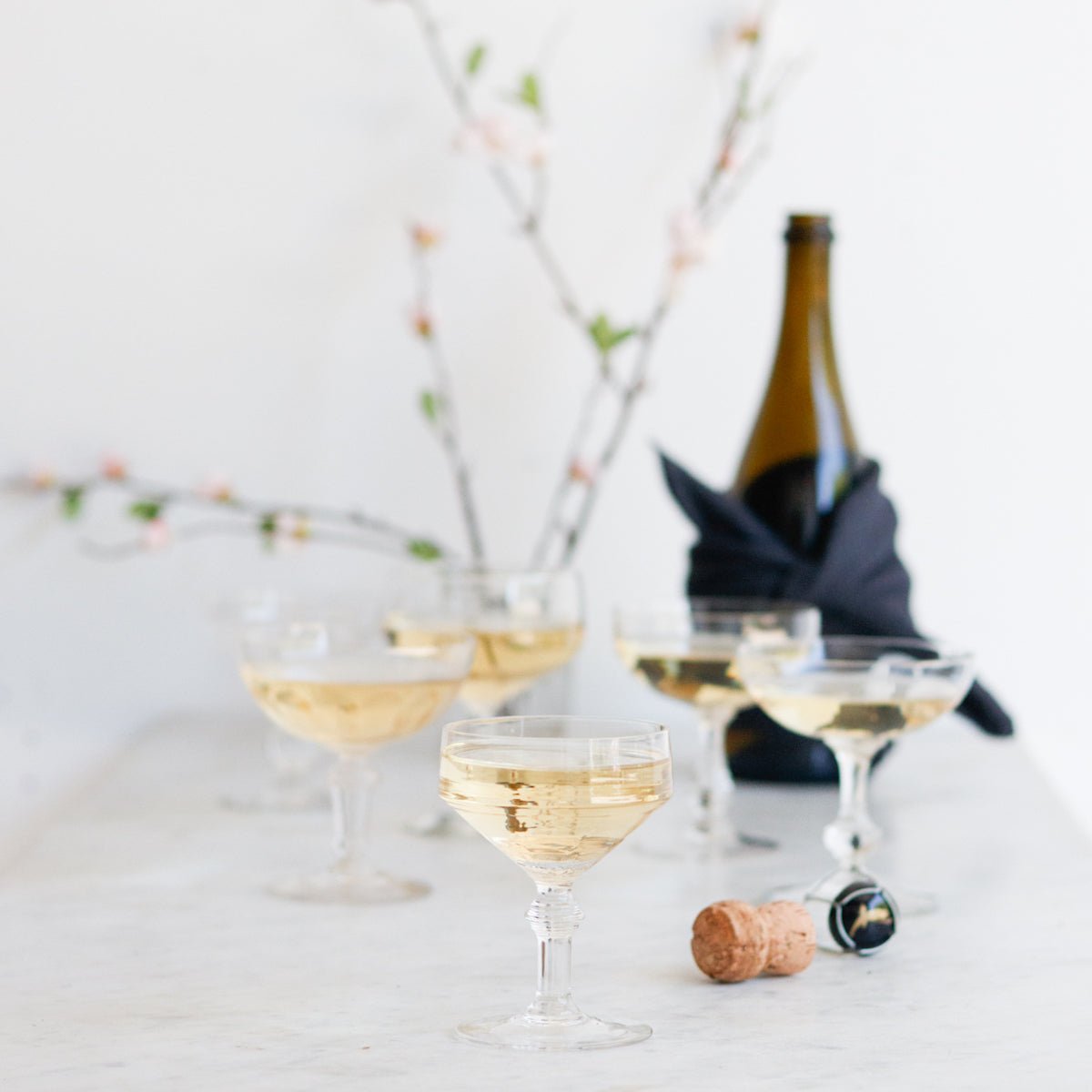 Classic Champagne Coupe Set Of 4 - elsie green - The French Kitchen