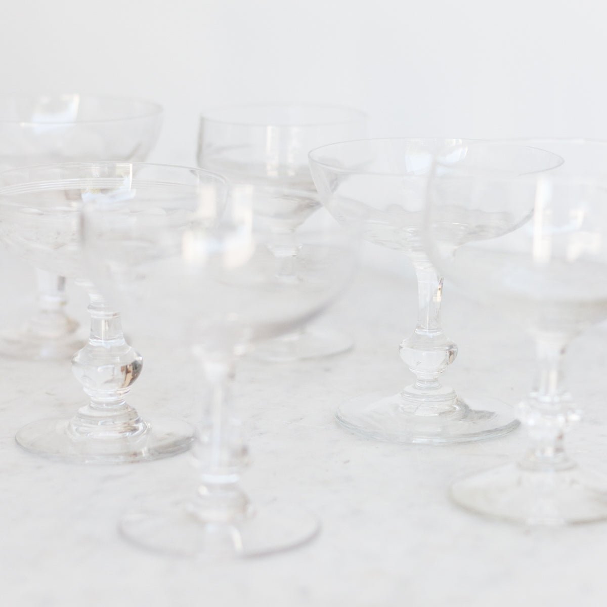 Classic Champagne Coupe Set Of 4 - elsie green - The French Kitchen