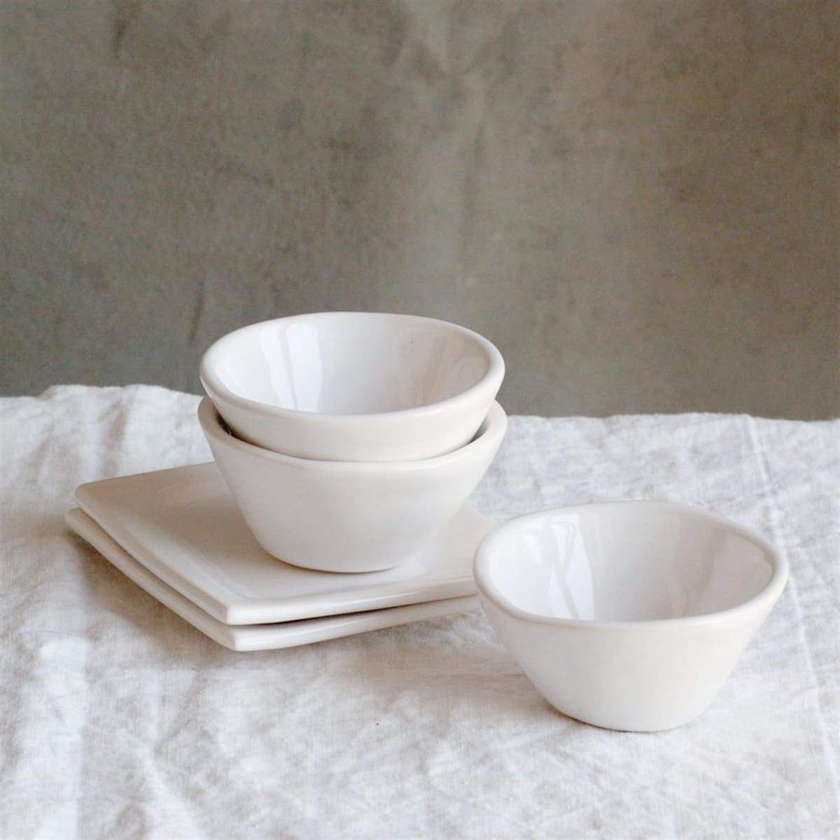 Classic Dipping Bowls set of 3 - elsie green