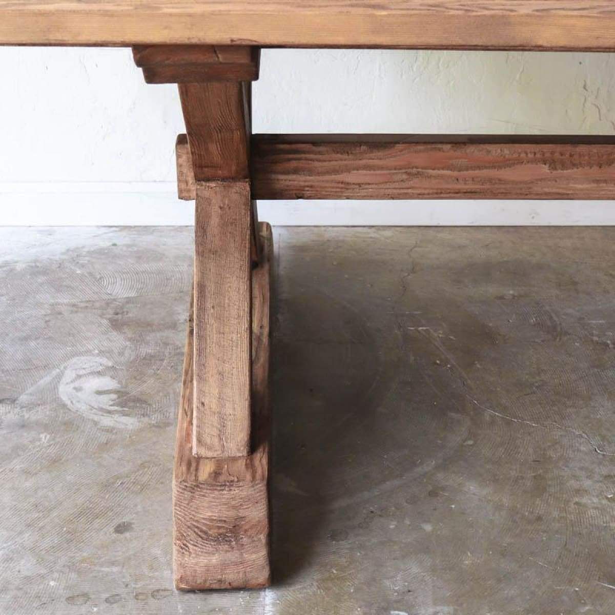 Forager Reclaimed Wood Farm Table - elsie green