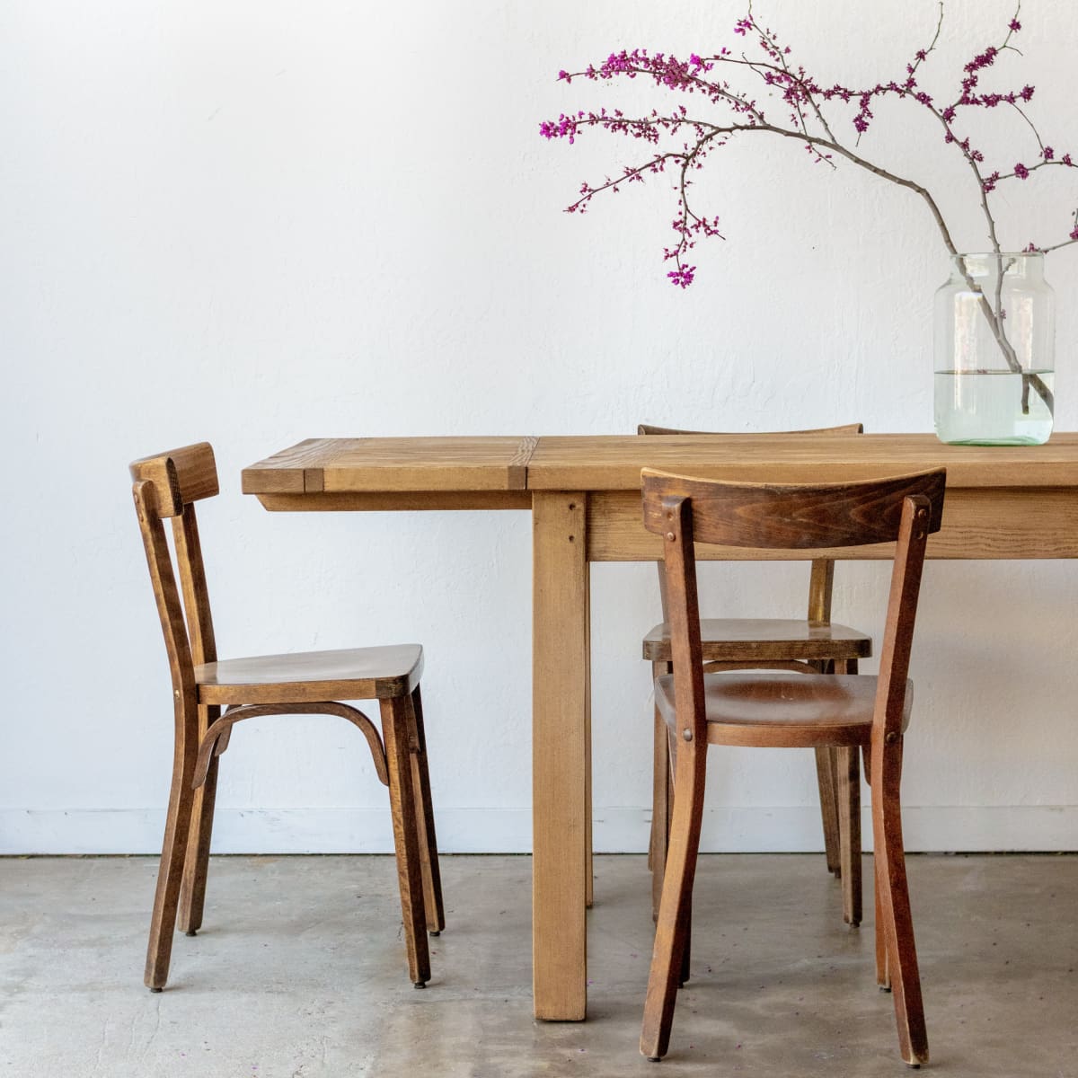 French Inspired Reclaimed Wood Farm Table | Slim Edition - elsie green