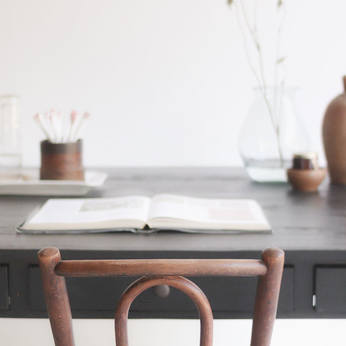 French Inspired Reclaimed Wood Partner's Desk - elsie green