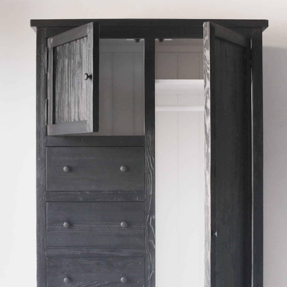 Reclaimed Wood Chifferobe - elsie green