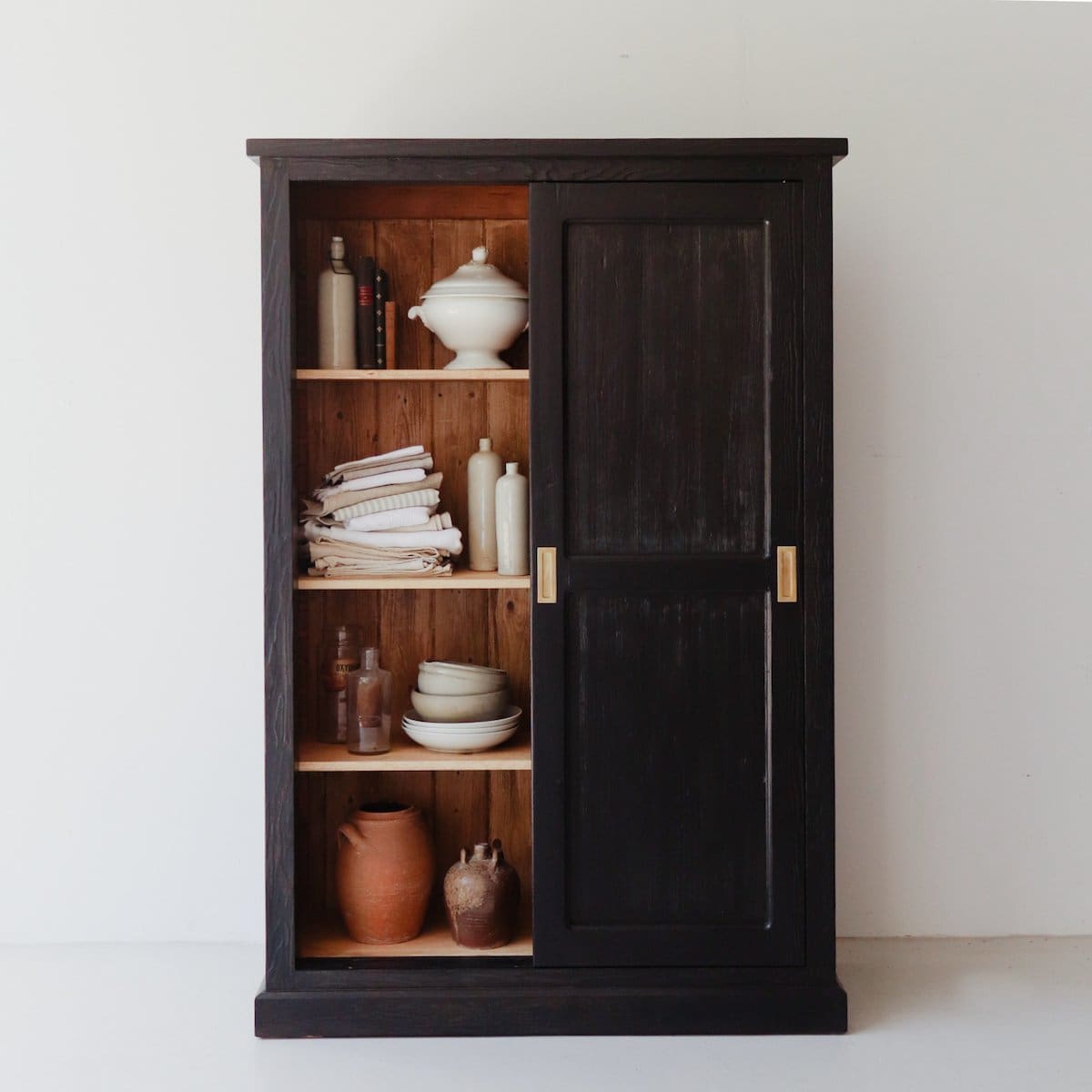 Reclaimed Wood Sliding Door Wardrobe - elsie green