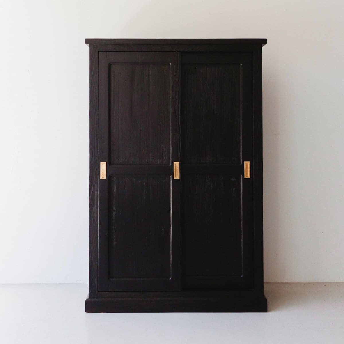 Reclaimed Wood Sliding Door Wardrobe - elsie green