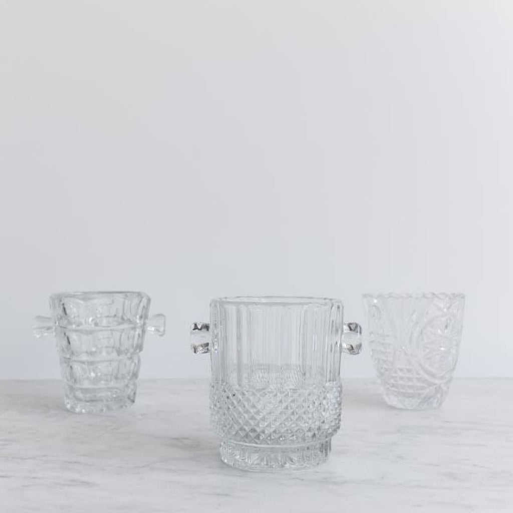 Cut Glass Ice Bucket - the french kitchen