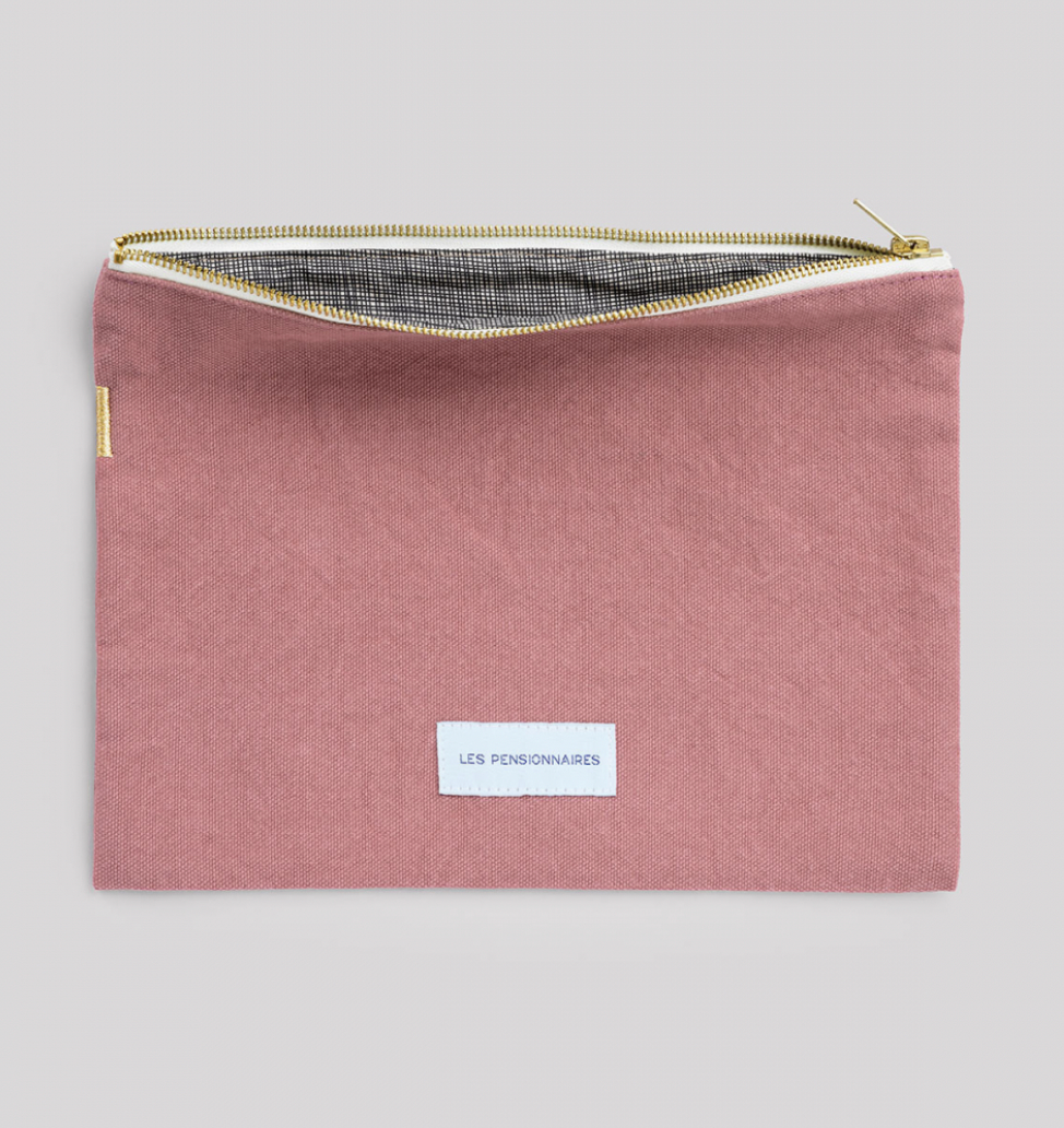 Organic Cotton Small Pouch - elsie green
