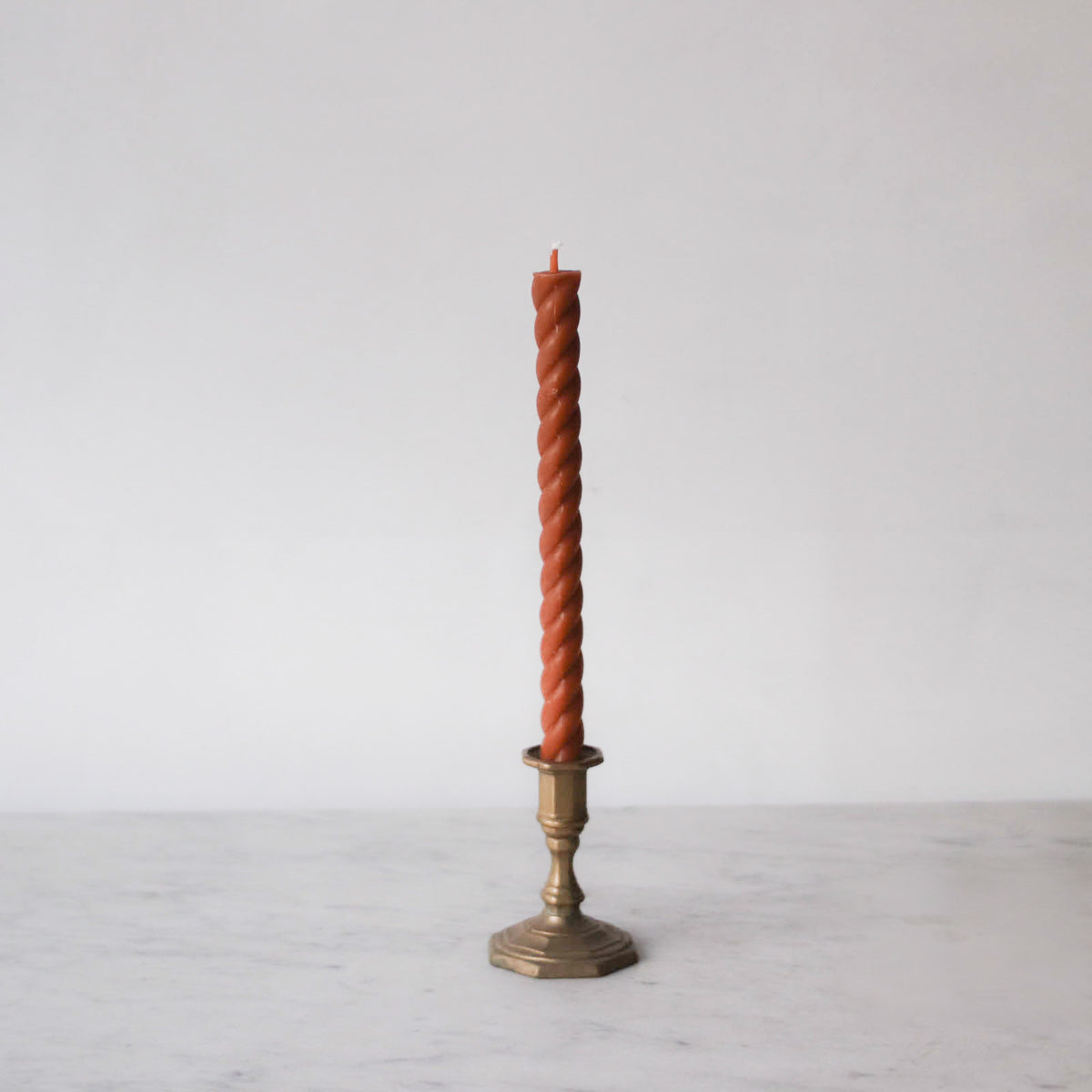 Pair of Twist Beeswax Tapers - elsie green