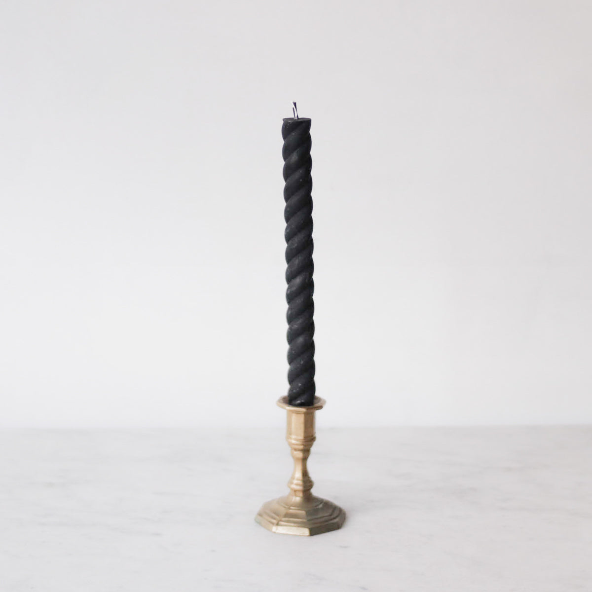 Pair of Twist Beeswax Tapers - elsie green