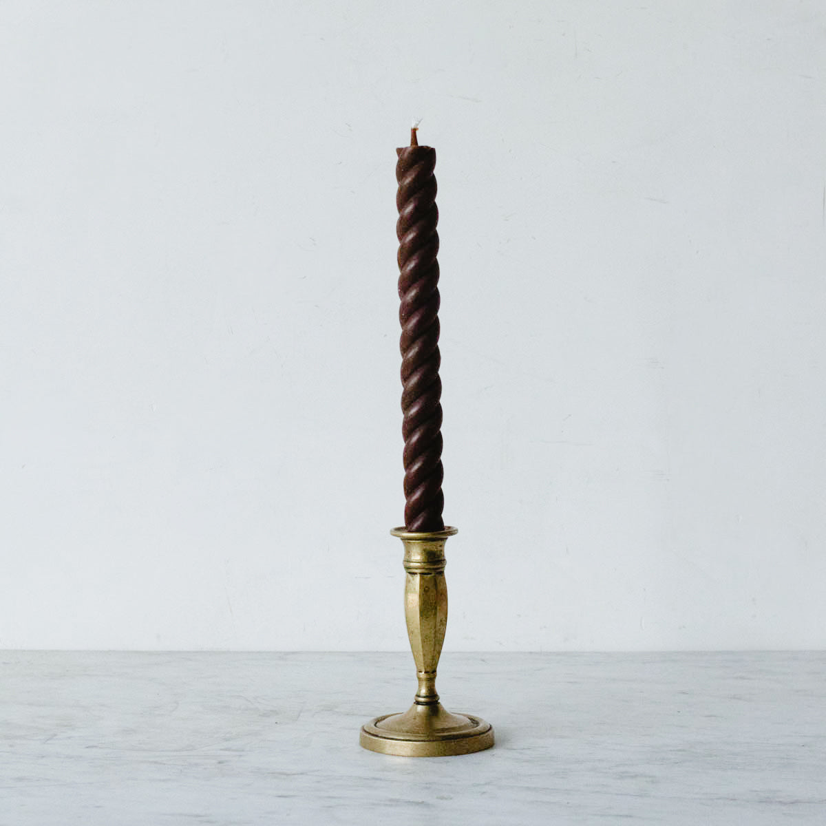 Pair of Twist Beeswax Tapers - elsie green