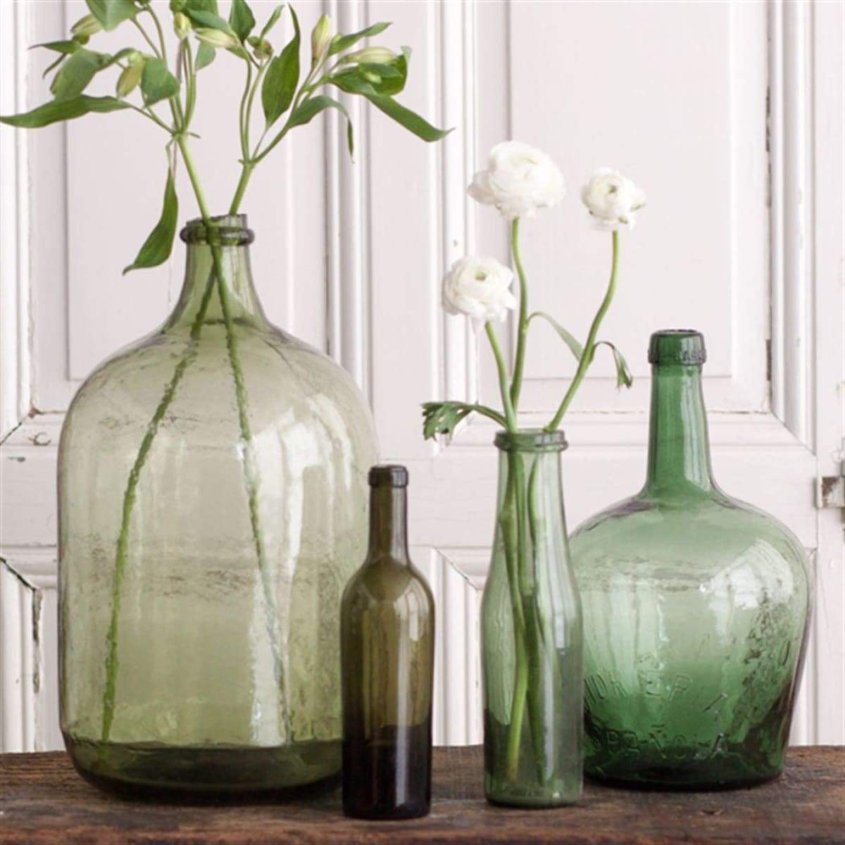 Pretty Vintage Oil Bottle - elsie green