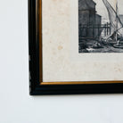 Ship in Port Languedoc Etching - elsie green