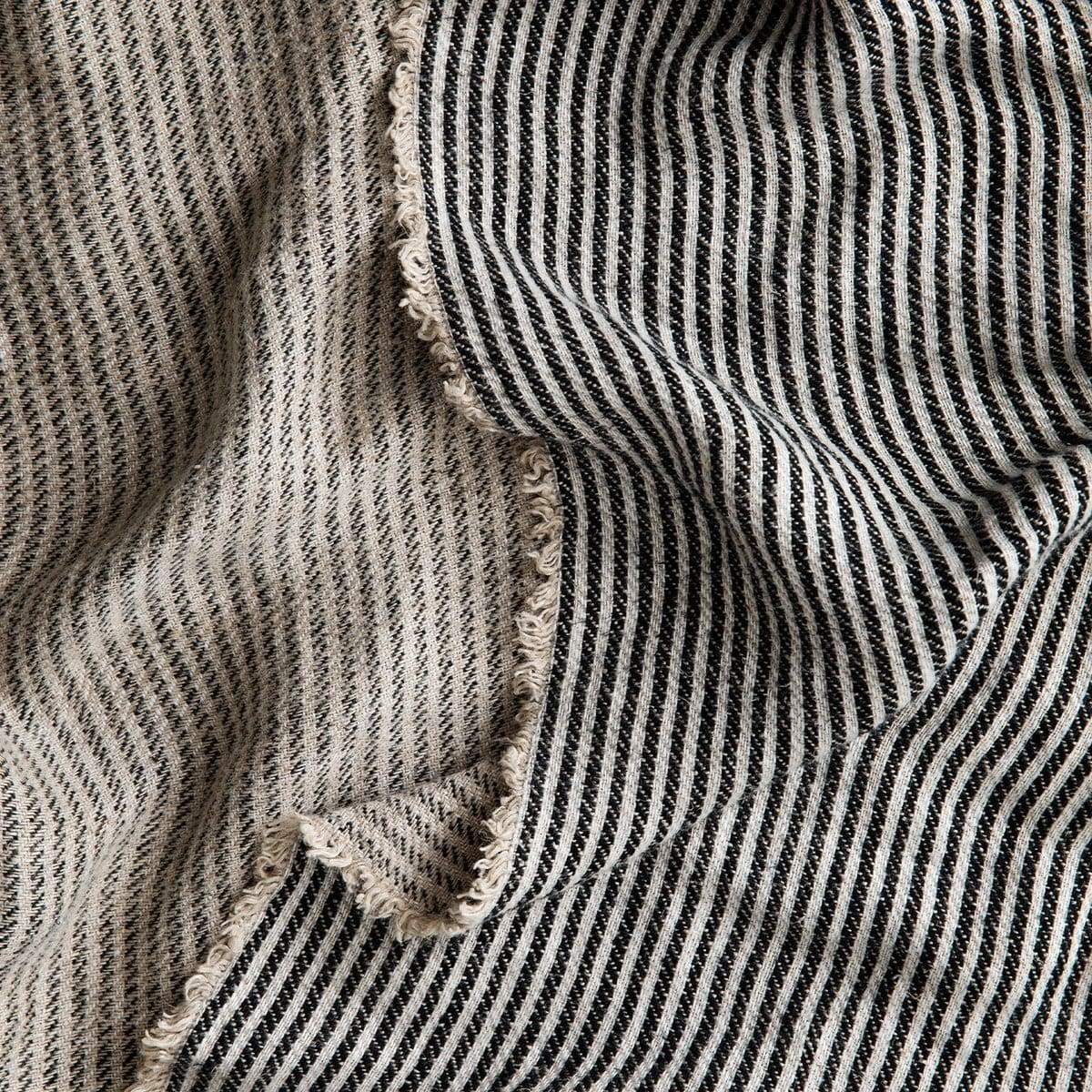 Ellis Stripe Throw - elsie green - textiles