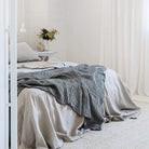 Ellis Stripe Throw - elsie green - textiles