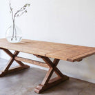 Forager Reclaimed Wood Farm Table - elsie green - Custom Furniture