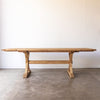 Forager Reclaimed Wood Farm Table | Slim Edition - EXTENDING TABLE 78 / WAXED PINE - custom furniture