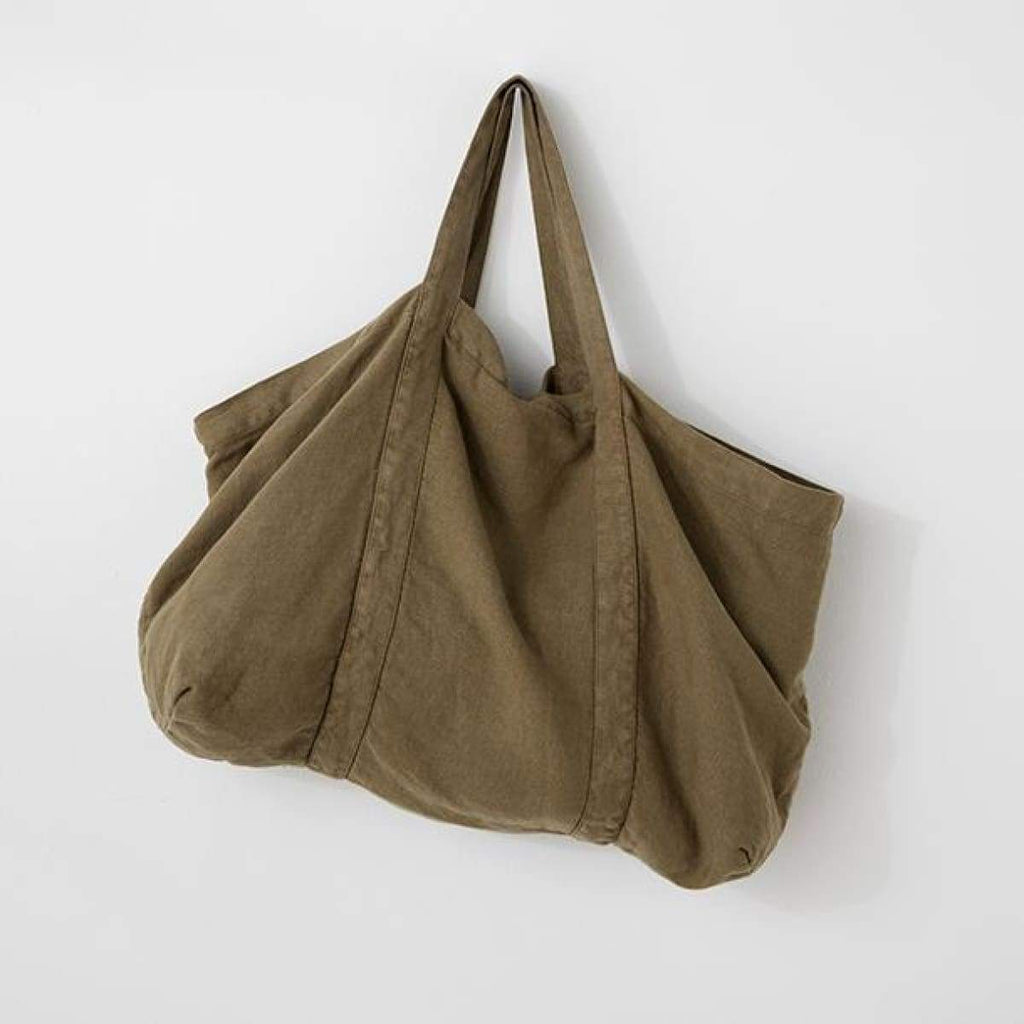 Frankie Linen Bag - elsie green
