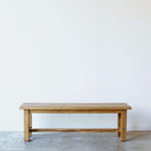 French Inspired Reclaimed Wood Farm Bench - elsie green - Custom Furniture