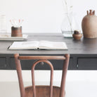 French Inspired Reclaimed Wood Partner's Desk - elsie green - Custom Furniture