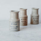 Imprinted Stoneware Mustard Pot - elsie green