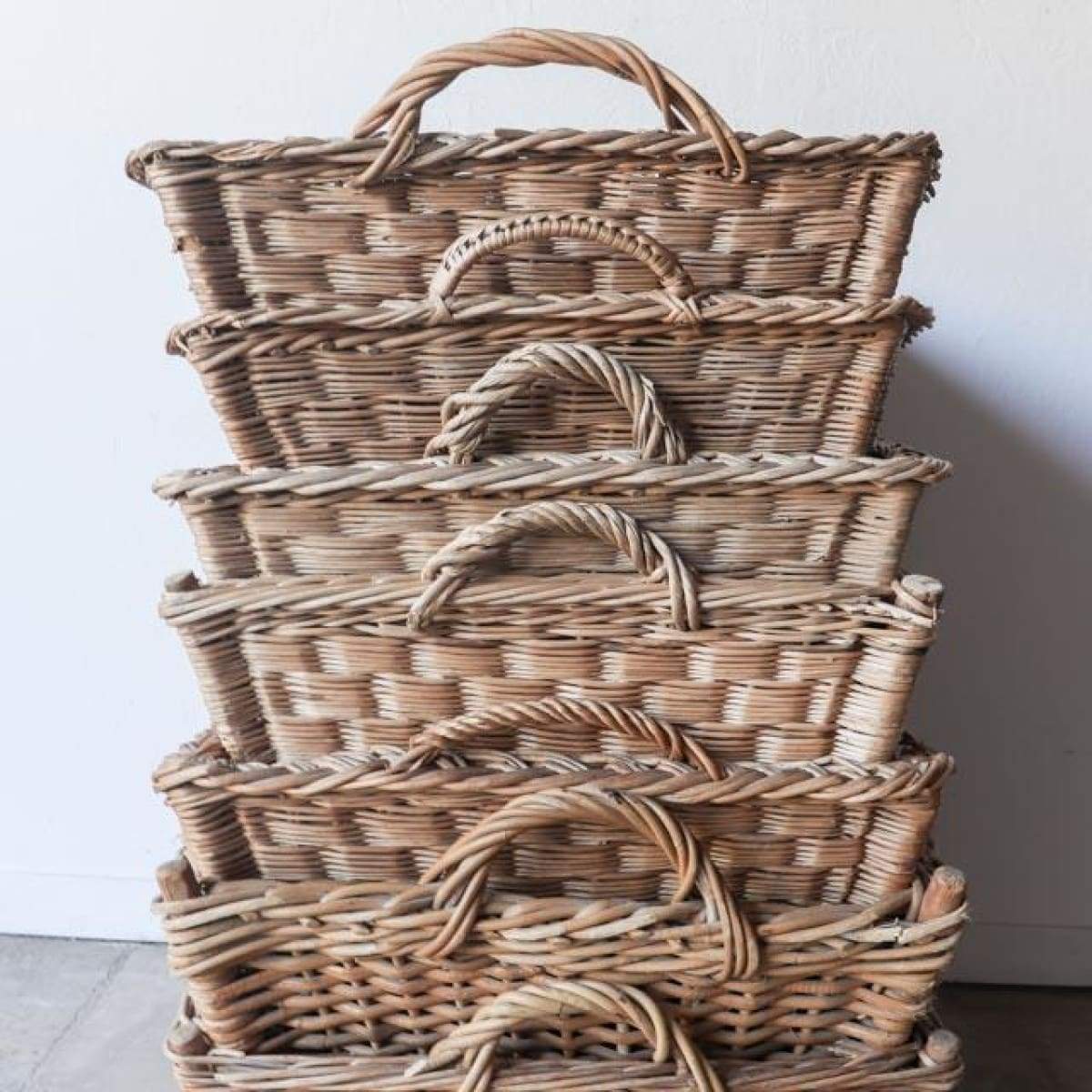 French Laundry Day Basket - elsie green - Decor