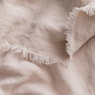 Freya Linen Throw - BLUSH - textiles