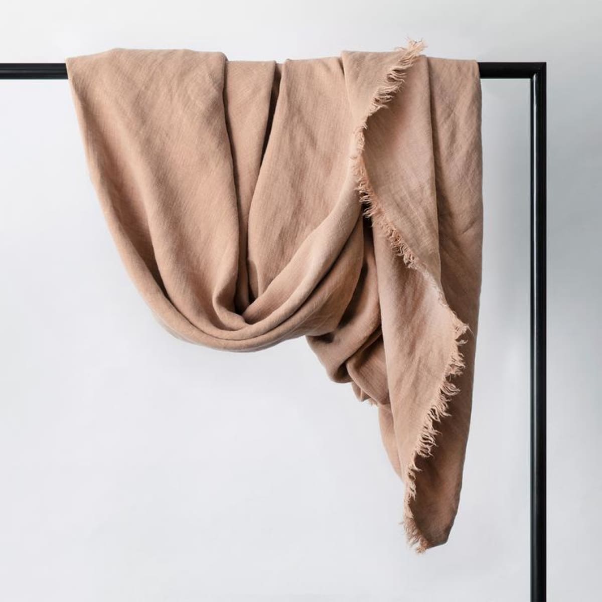 Freya Linen Throw - elsie green - Textiles