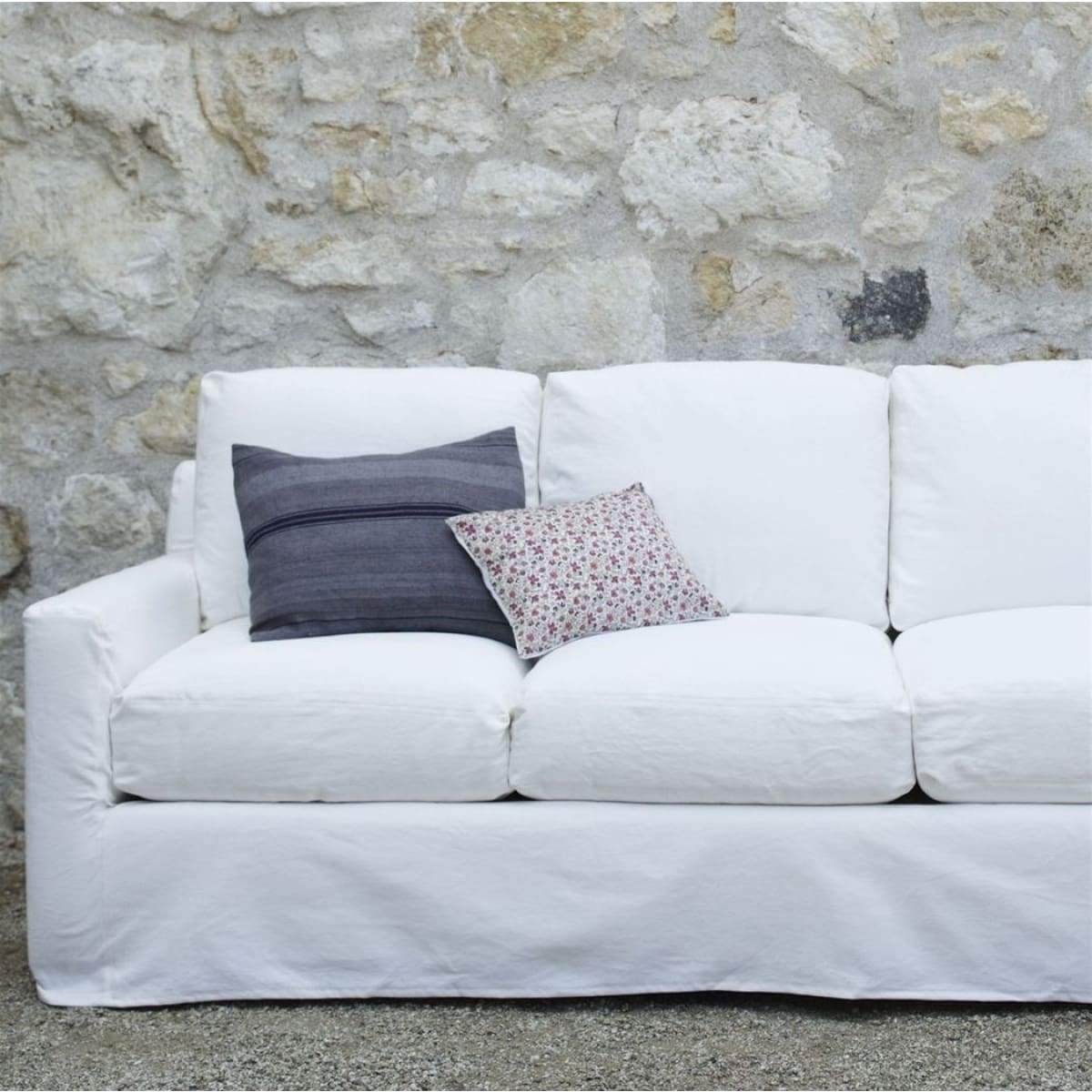 Chic & Comfy Slipcovered Sofa - elsie green