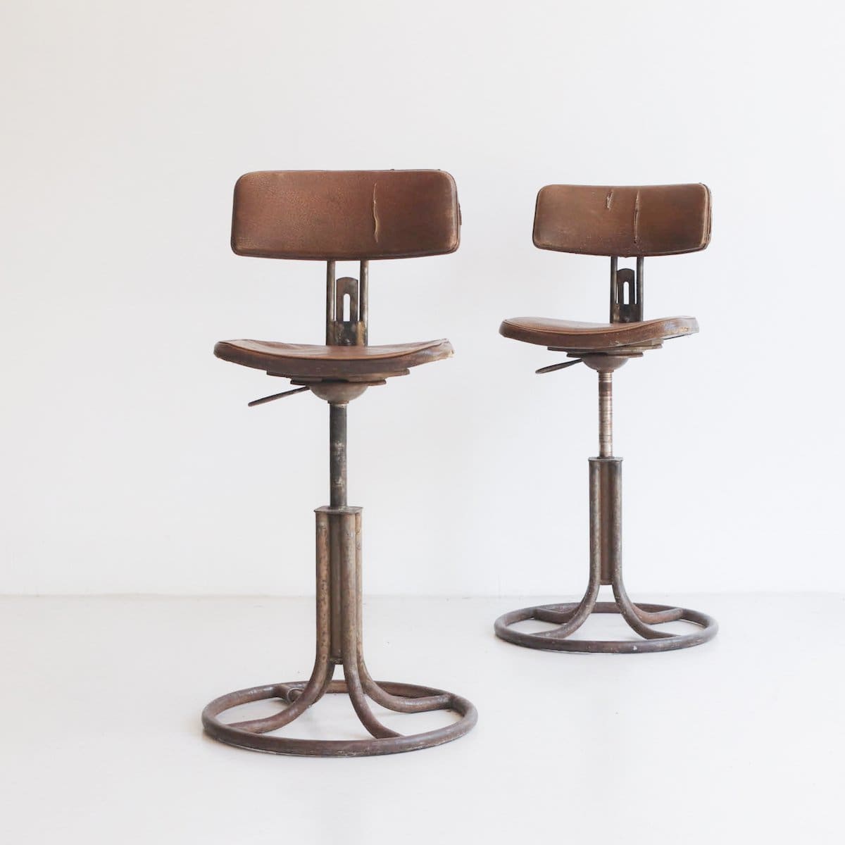 Pair of Vintage Flambeau Barstools - elsie green