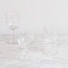 Glamorous Vintage Wine Glass Eclectic Pair - elsie green - The French Kitchen