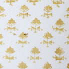 Hand Block Printed Pillow Cover | Juliette Gold - elsie green - Textiles