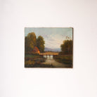 Landscape with Bridge Oil Painting - elsie green - Art