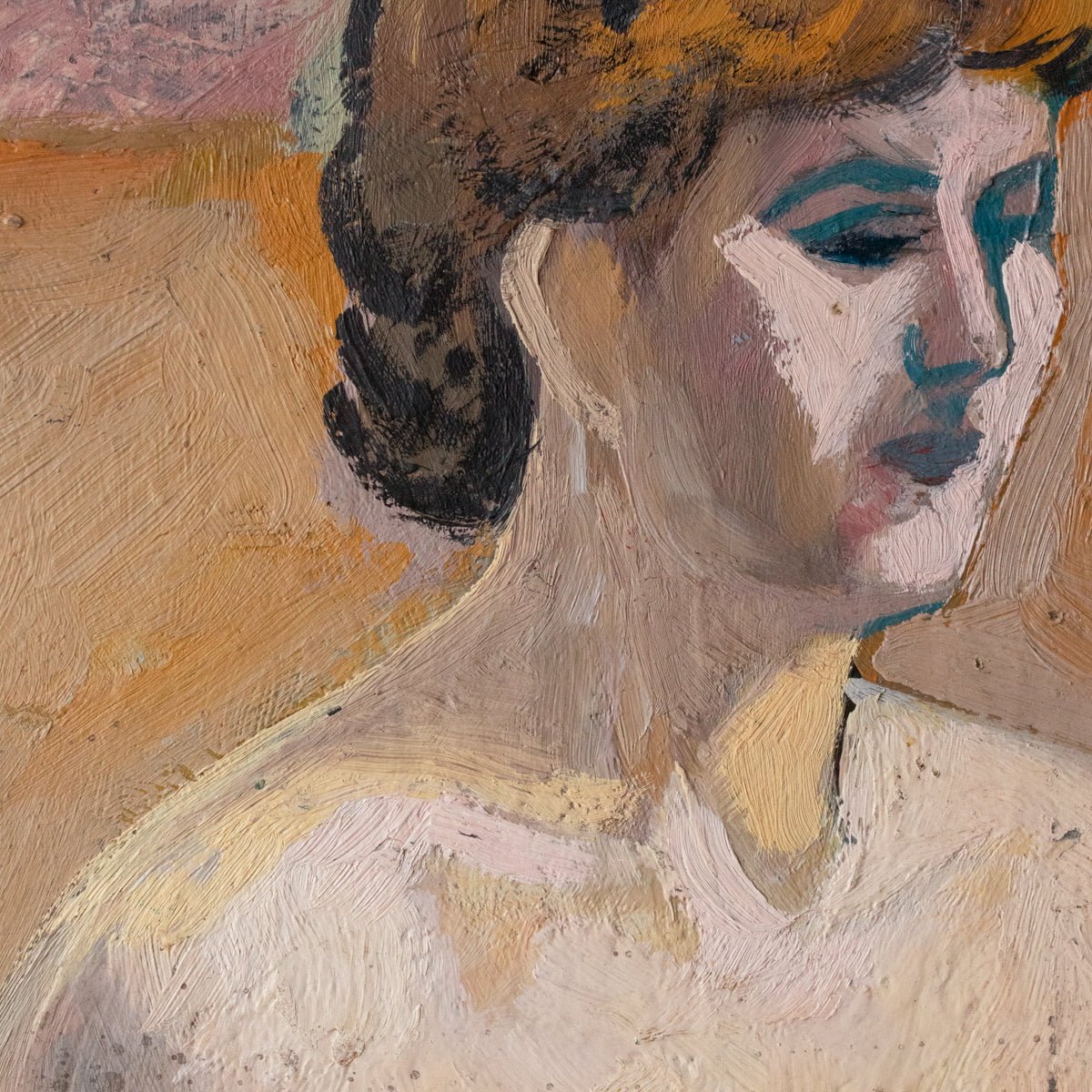 Le Portrait de Catherine Nude Oil Painting - elsie green - Decor