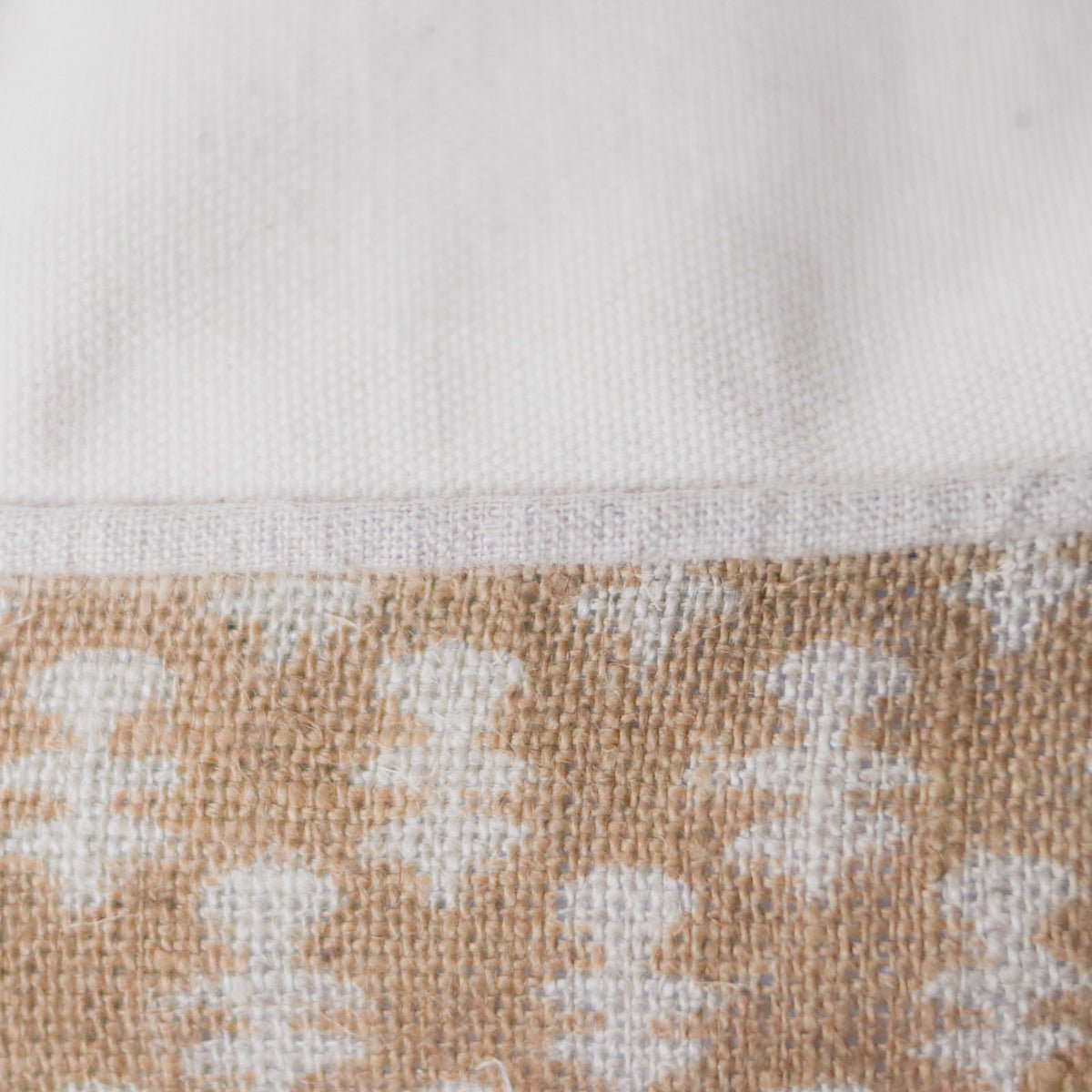 Linen Block Printed Pillow Cover | Boti Mustard - elsie green - Textiles
