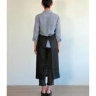 Linen Garcon Apron - elsie green - Textiles