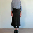Linen Garcon Apron - elsie green - Textiles