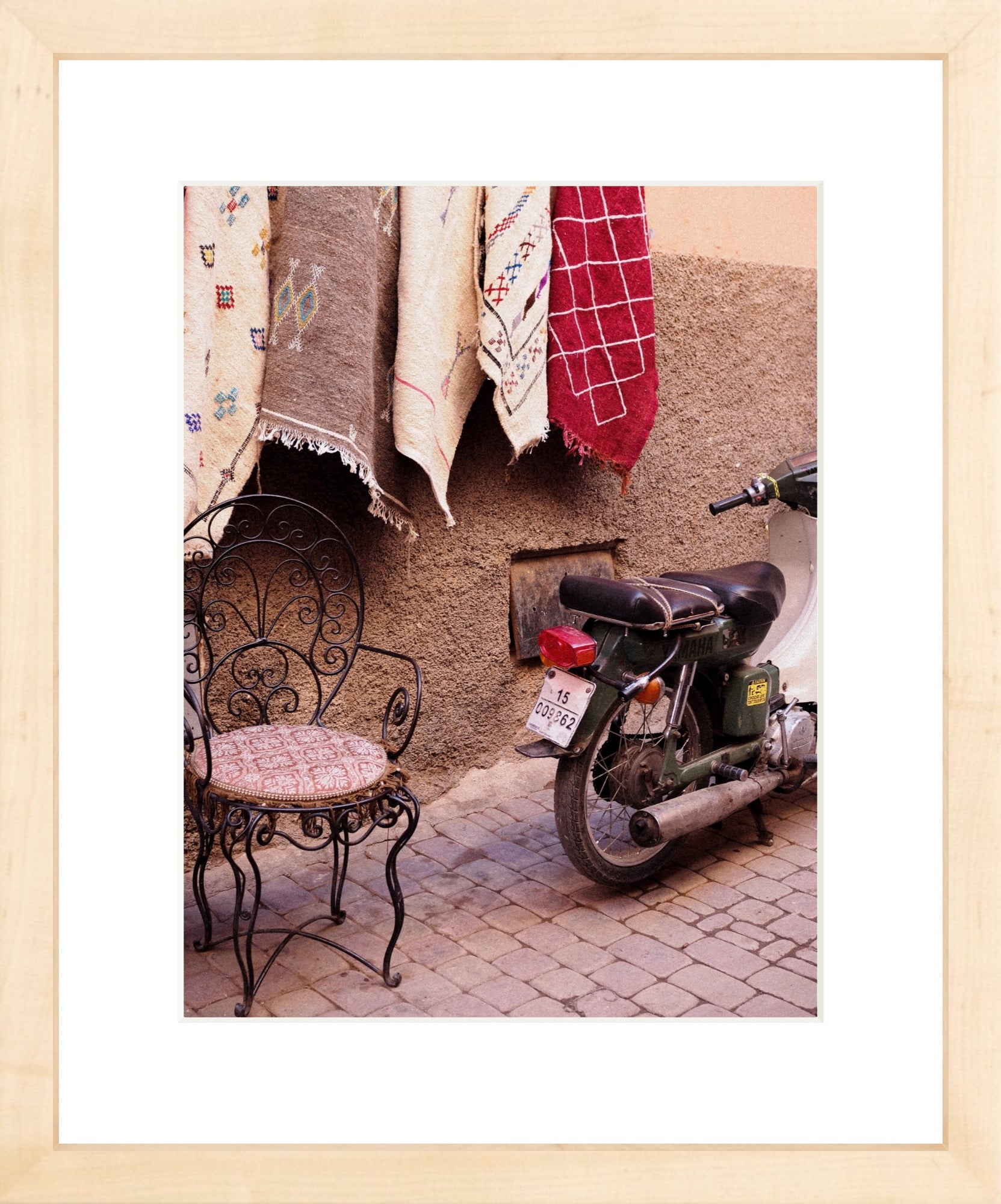 Marrakech Medina Printed Photograph - elsie green - Art