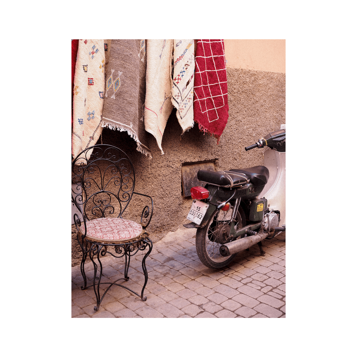Marrakech Medina Printed Photograph - elsie green - Art