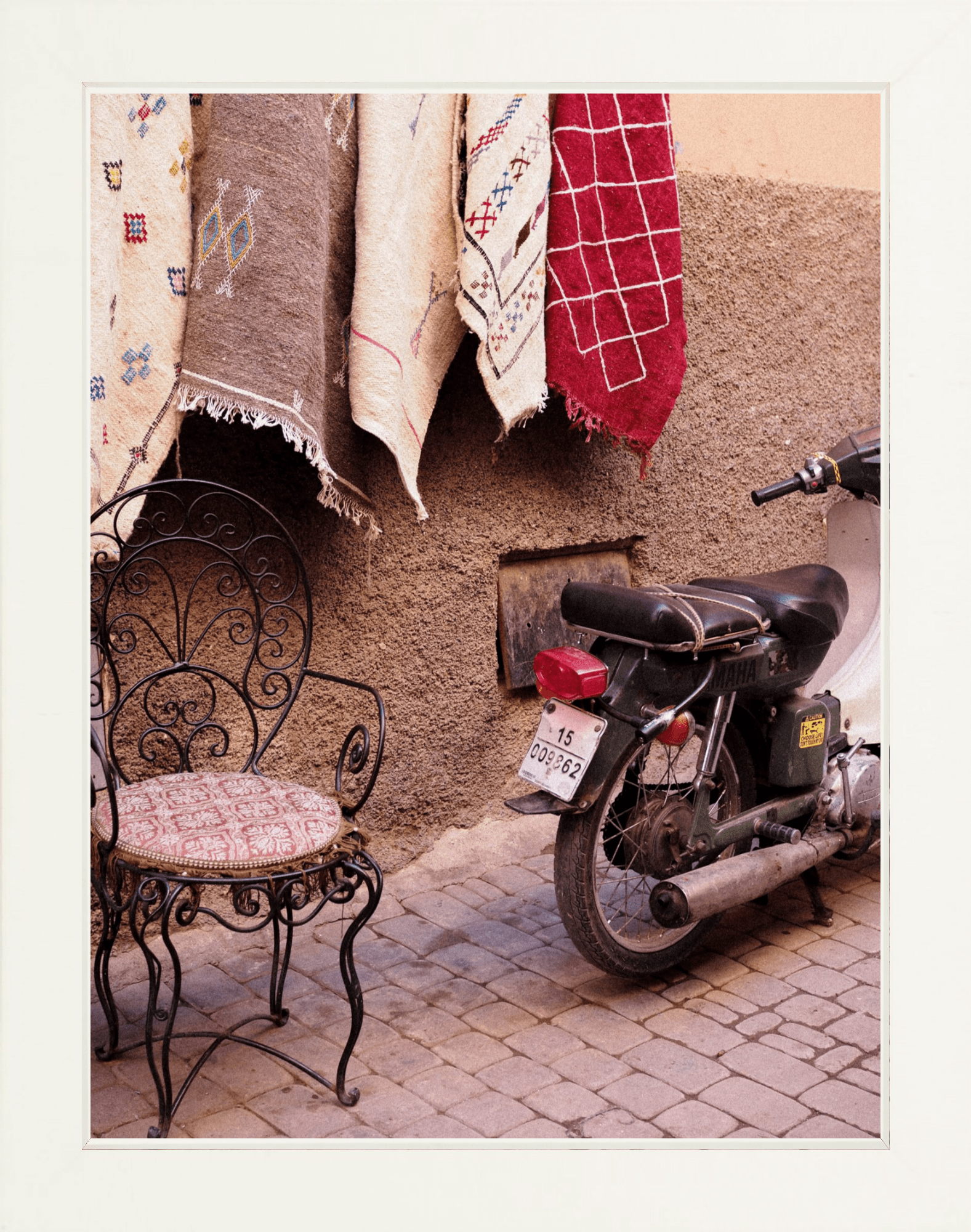 Marrakech Medina Printed Photograph - elsie green - Art