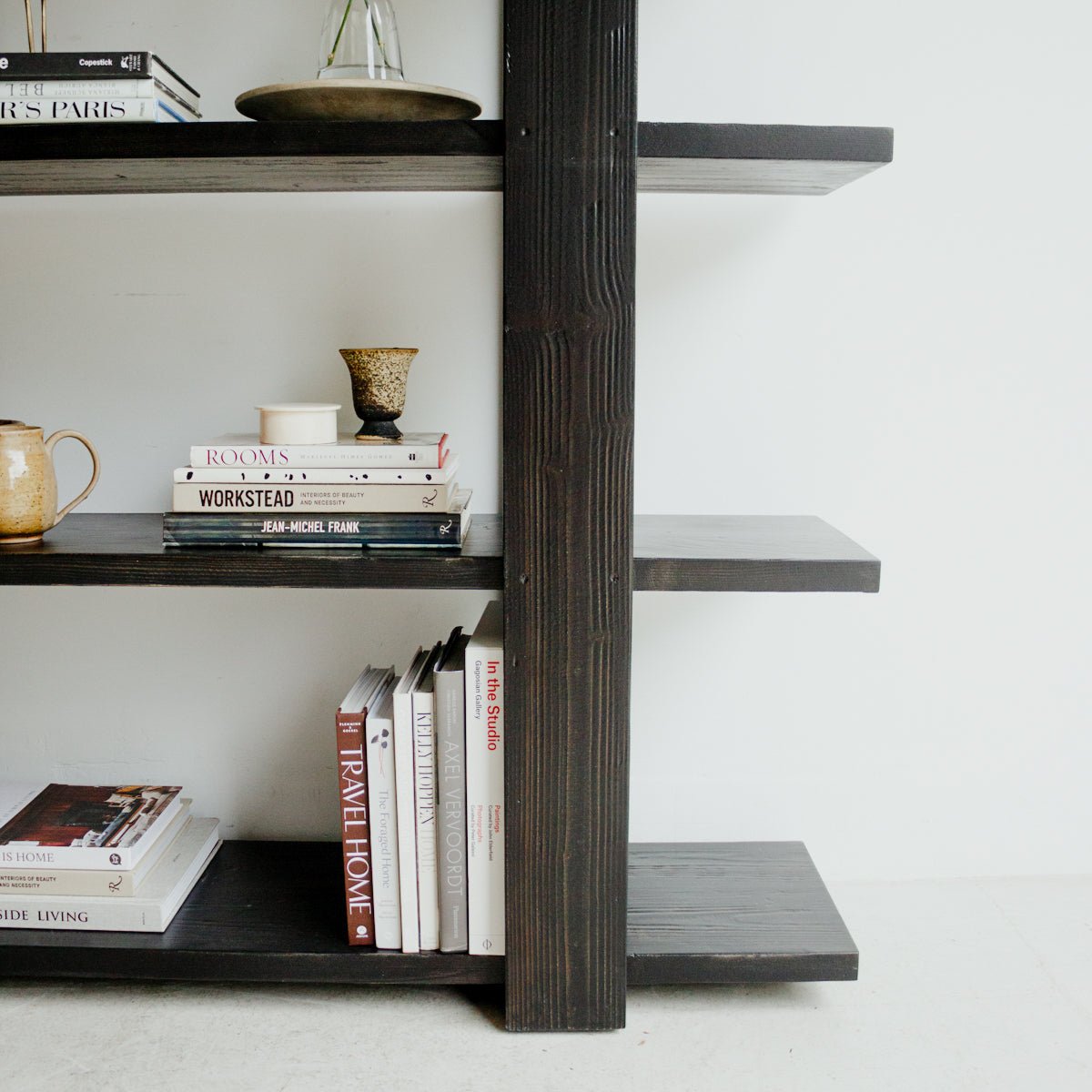 Melrose Reclaimed Wood Bookcase - elsie green - Custom Furniture