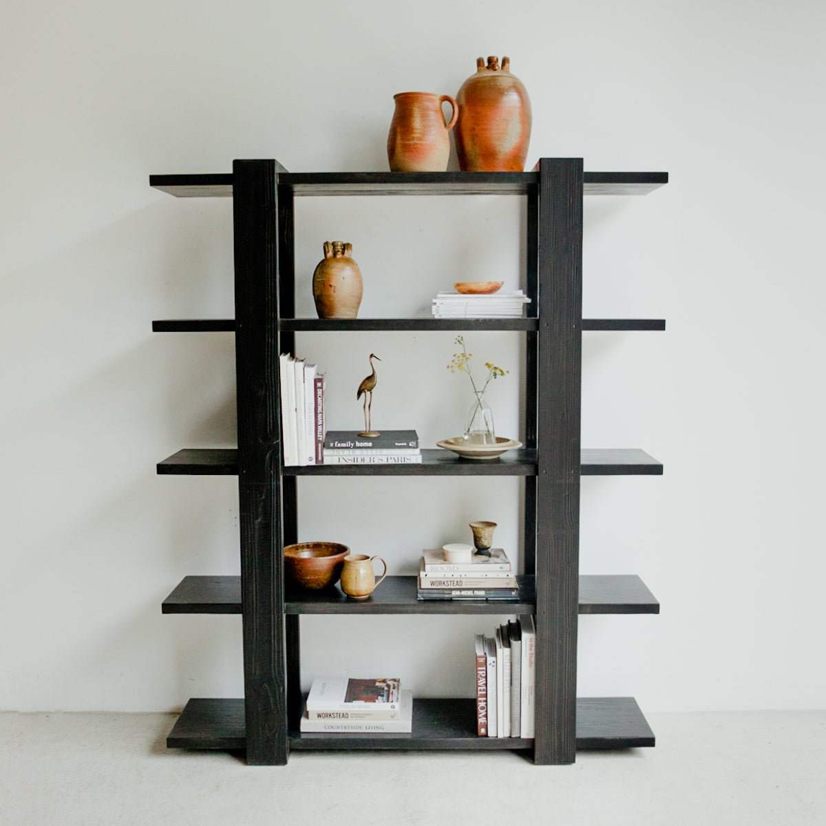 Melrose Reclaimed Wood Bookcase - elsie green - Custom Furniture