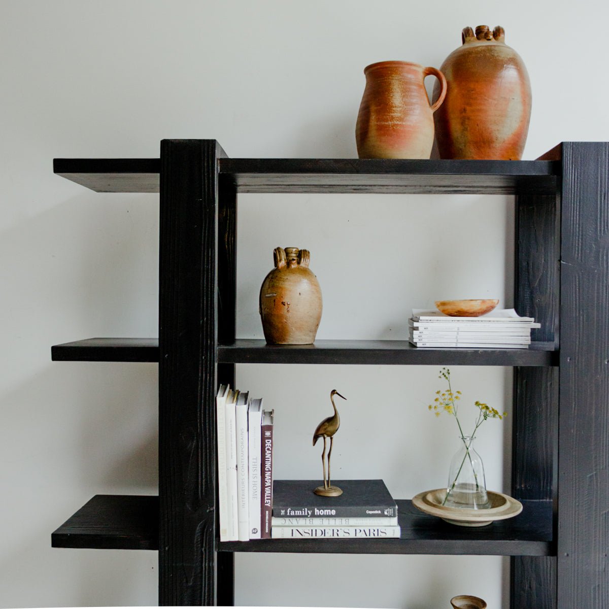 Melrose Reclaimed Wood Bookcase - elsie green - Custom Furniture
