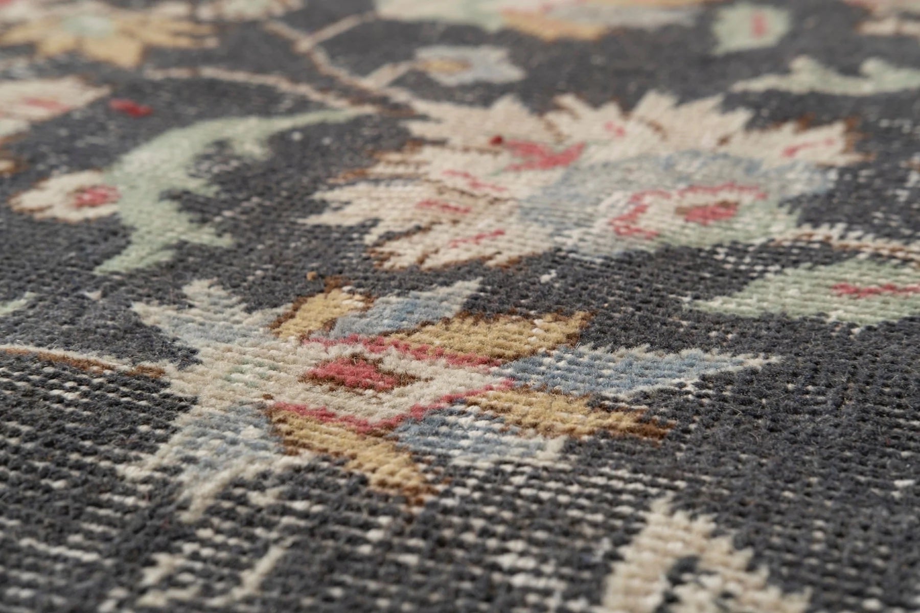 Mioko Vintage Rug | 6'9" x 10'5" - elsie green - Textiles