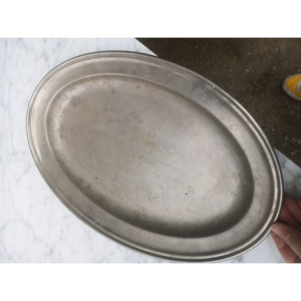 Monogrammed silver platter - the french kitchen