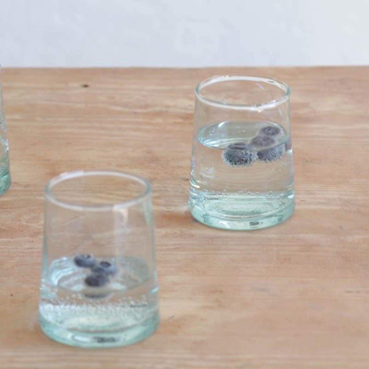 Moroccan Glass Tumbler Set of 6 - elsie green - The French Kitchen