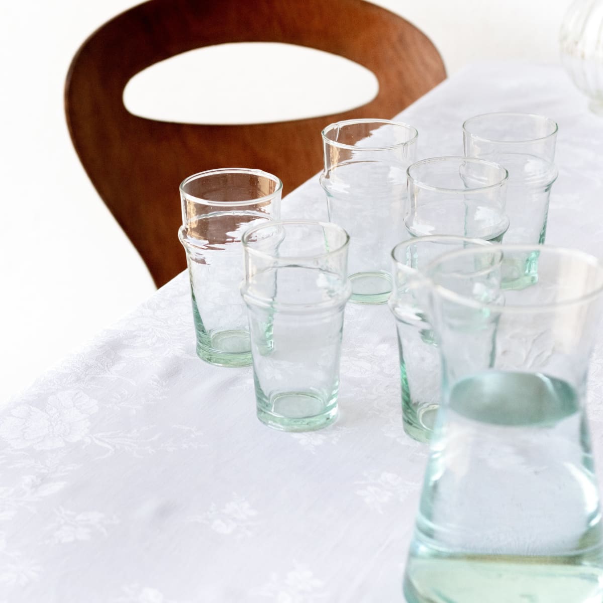 Moroccan Tea Glass Set of 6 - elsie green - The French Kitchen