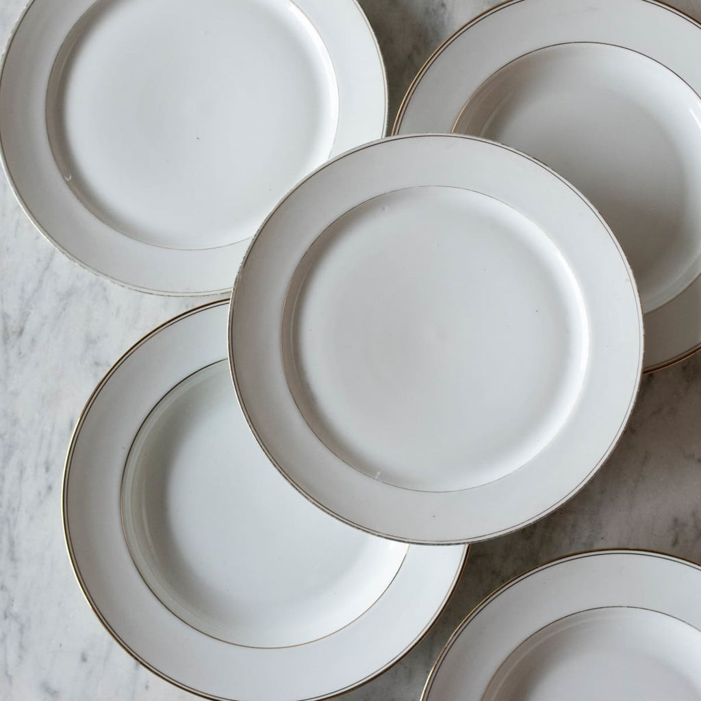 Not Your Grandma’s Gold Rim China Set Of 4 - the french kitchen