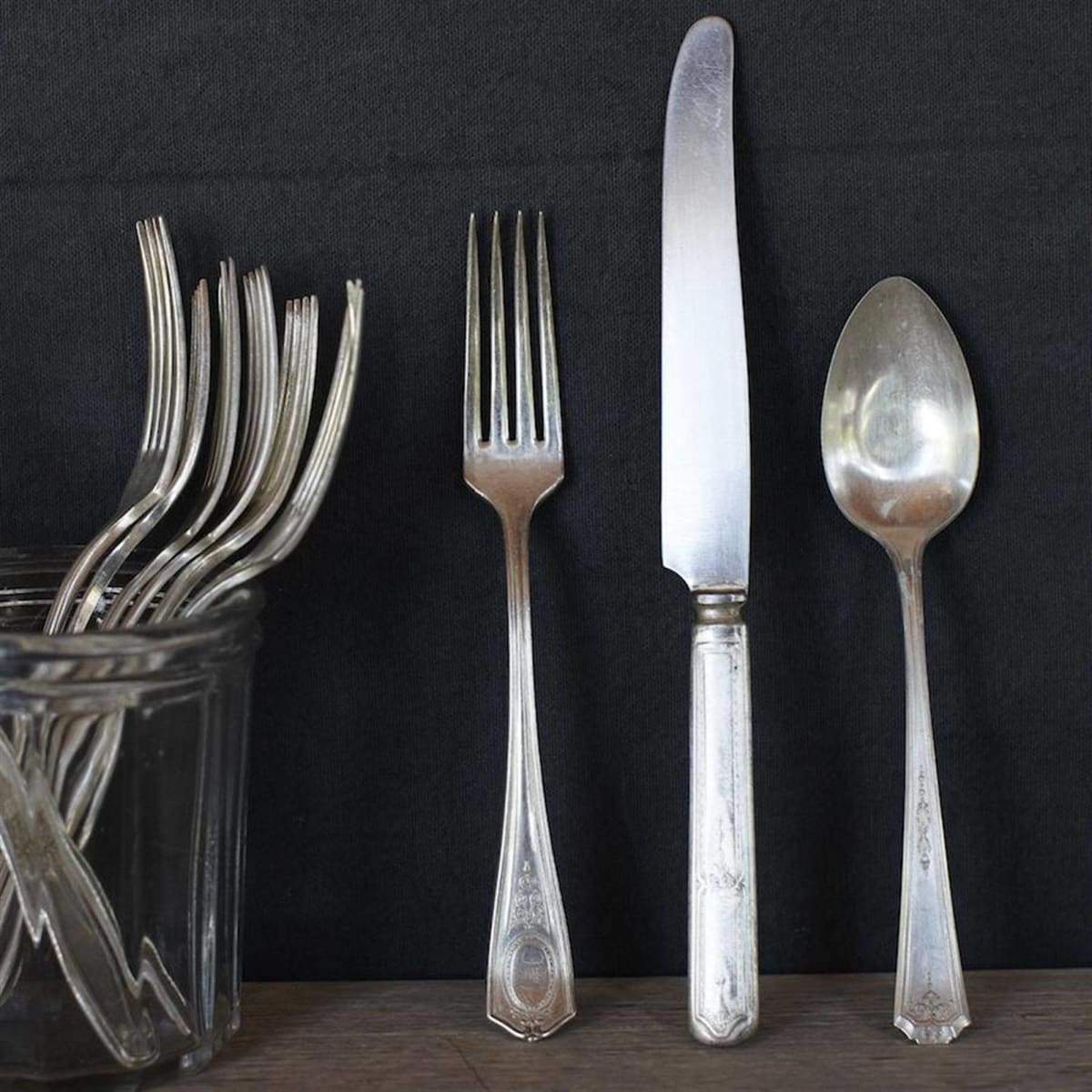 Vintage Silver-Plated Eclectic Flatware